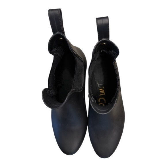 Sam Edelman Black Rubber Chelsea Rain‎ Boots Size 7 Waterproof Pull-On - Picture 6 of 12